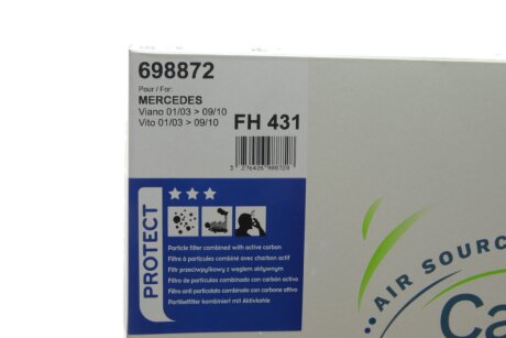 Фільтр салону valeo phc 698872