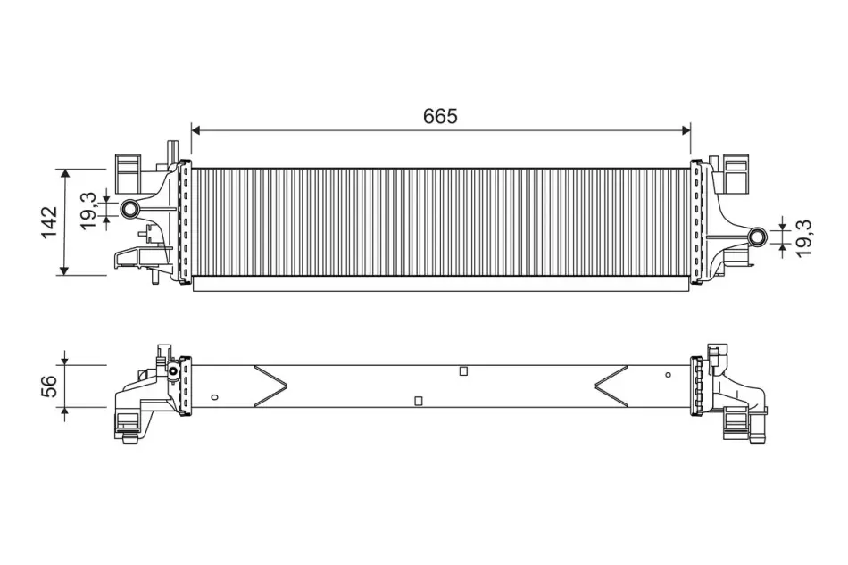 Інтеркулер Valeo phc 701249 (фото 1)