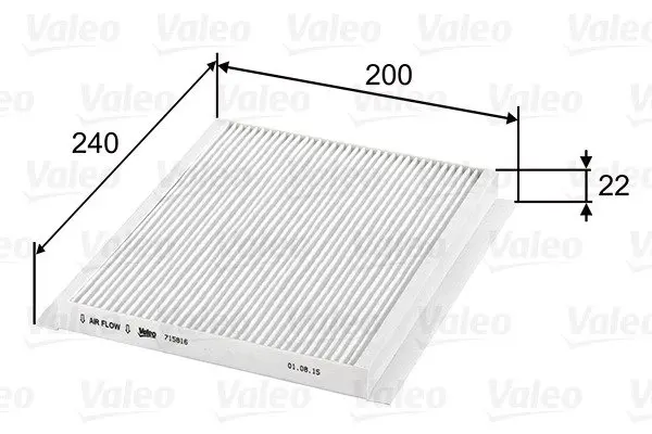 Фільтр салону Valeo phc 715816 (фото 1)