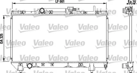 Радіатор двигуна TOYOTA CARINA E VI 1.6/1.8 04.92-09.97 Valeo phc 731565