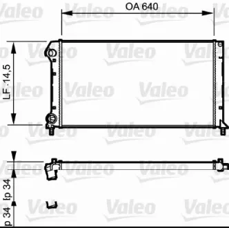 Радіатор охолоджування Valeo phc 735171