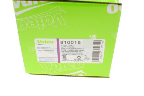 Гидравлический выжимной подшипник valeo phc 810015