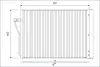 Радіатор кондиціонера BMW 7 (F01/F02/F03/F04) 4.4 05-15 valeo phc 812879
