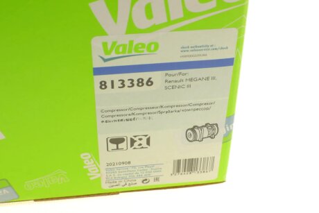Компрессор кондиционера valeo phc 813386