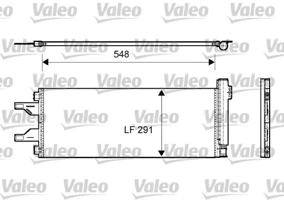 Радіатор кондиціонера Jumper/Ducato/Boxer 2.2/3.0HDi/2.3D 06- Valeo phc 814069 (фото 1)