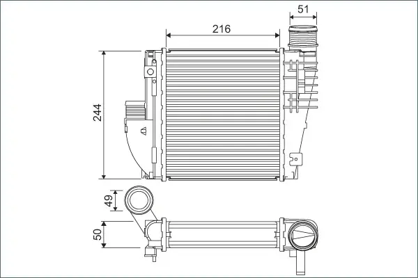 Інтеркулер valeo phc 822927