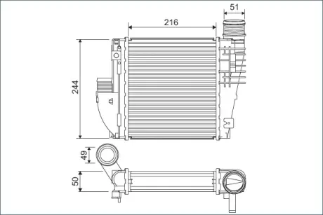 Інтеркулер valeo phc 822927