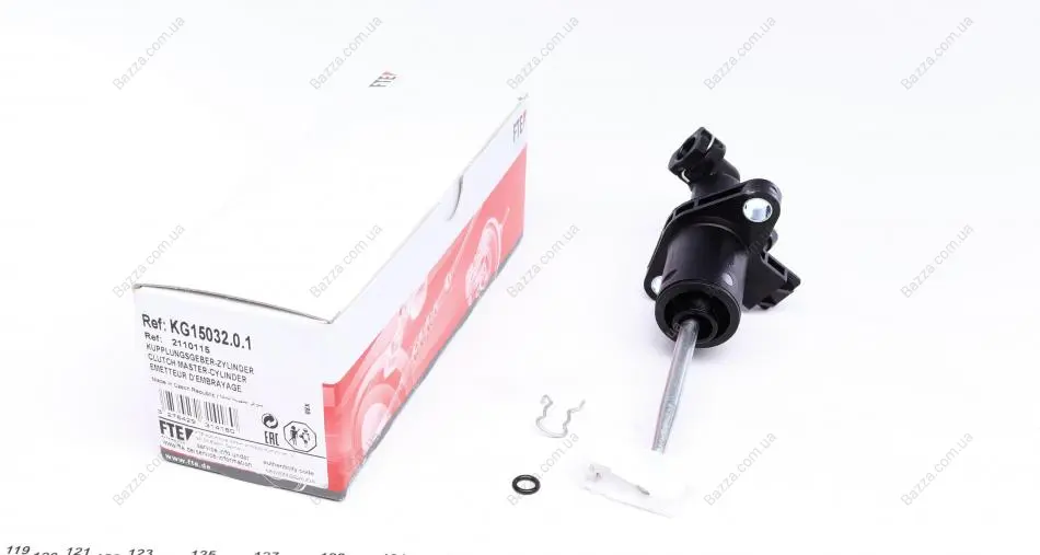 Циліндр зчеплення головний VAG A3/Leon/Octavia/Boray/Golf ""1,6-2,0 Fsi/Tdi ""96-05 Valeo phc ""2110115" (фото 1)