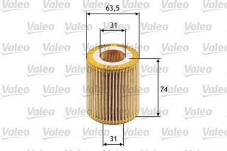 Масляний фільтр valeo phc 586510