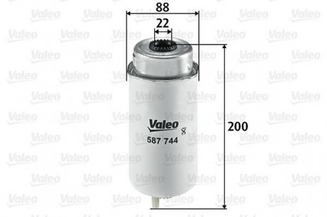 Топливный фильтр valeo phc 587744