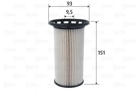 Фільтр паливний Valeo phc 587095