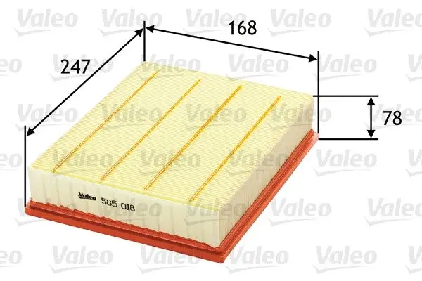 Фільтр повітряний Valeo phc 585018 (фото 1)