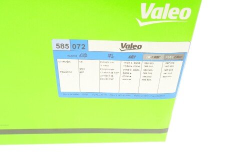 Фільтр повітряний valeo phc 585072