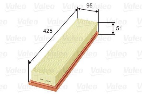 Фільтр повітряний valeo phc 585080 на Ситроен С4