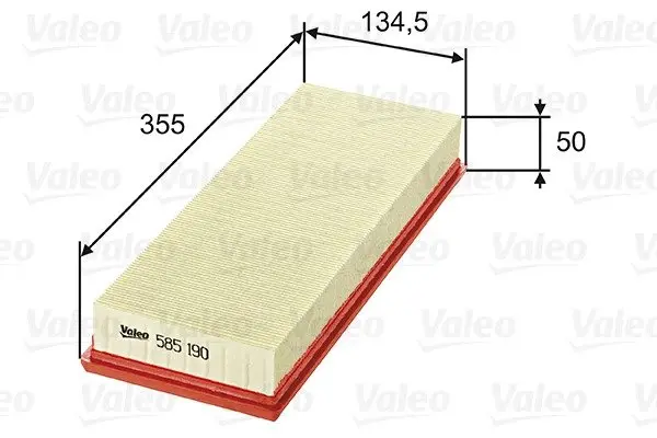 Фільтр повітряний valeo phc 585190