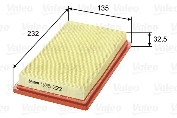 Фільтр повітряний Valeo phc 585222 (фото 1)