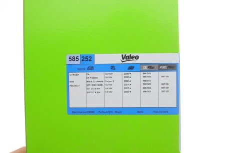 Фільтр повітряний phc valeo 585252