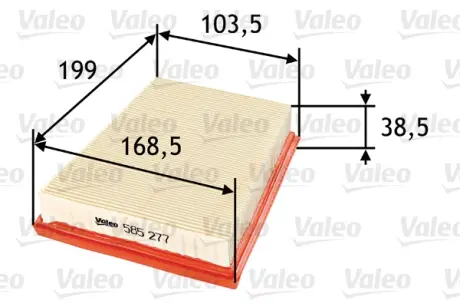 Фільтр повітряний Valeo phc 585277