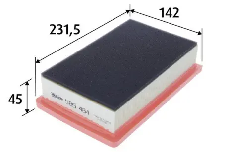 Фільтр повітряний Valeo phc 585484
