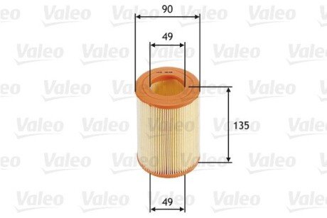 Фільтр повітряний valeo phc 585681