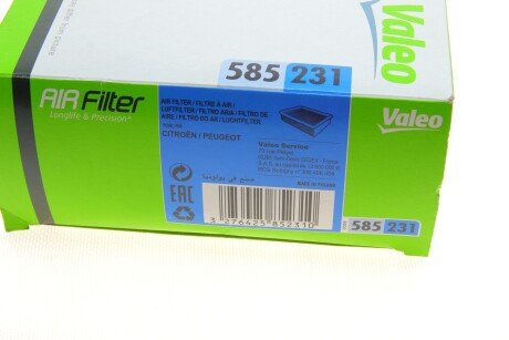 Фільтр повітряний (Valeo) valeo phc 585231