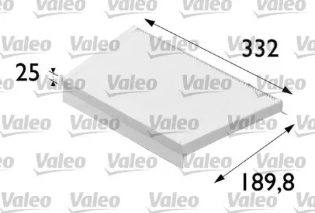 Фильтр салона valeo phc 698700