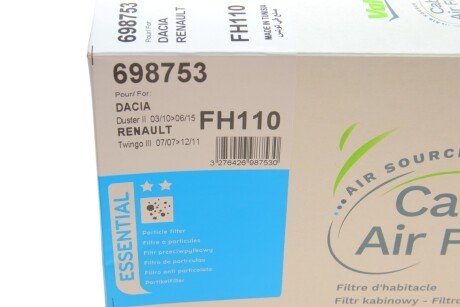 Фильтр салона valeo phc 698753