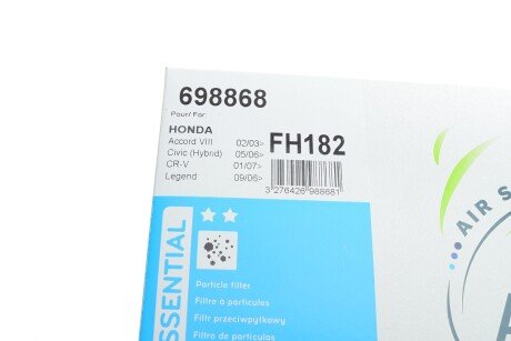 Фильтр салона valeo phc 698868