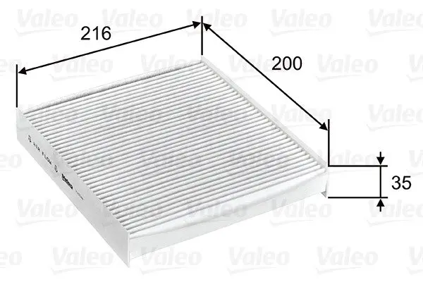 Фильтр салона valeo phc 715746