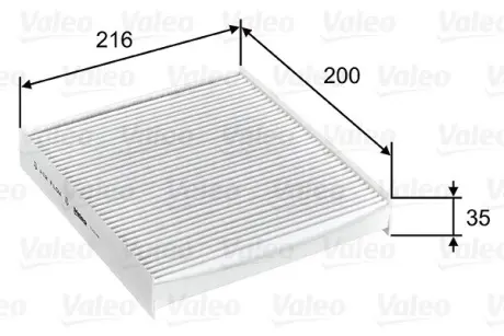 Фильтр салона valeo phc 715746