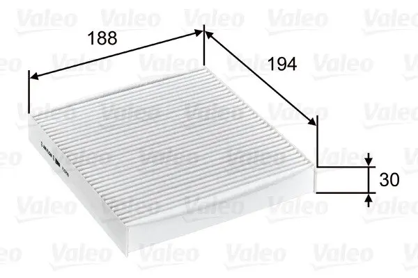 Фильтр салона valeo phc 715755