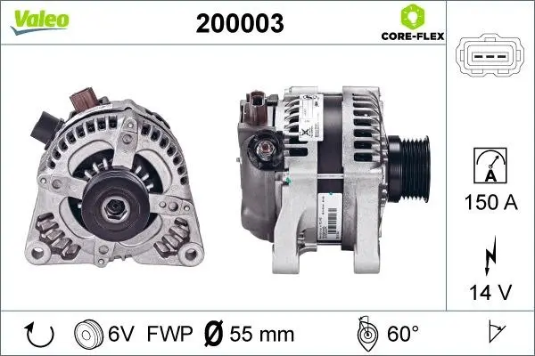 Генератор valeo phc 200003