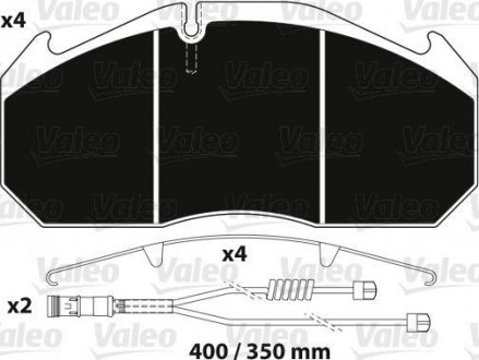 Тормозные колодки valeo phc 882216