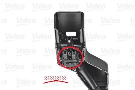 Щетка стеклоочистителя (дворник) valeo phc 572306