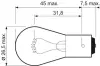 Лампа накаливания (в картоне)-P21W X10 ESSENTIAL valeo phc 032201