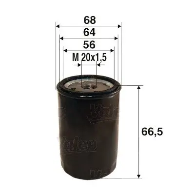 Масляний фільтр Valeo phc ""586022" (фото 1)