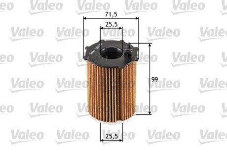 Масляный фильтр valeo phc 586500 на Ситроен С5