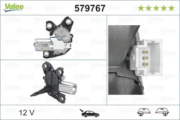 Мотор склоочисника valeo phc 579767