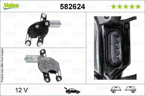 Мотор стеклоочистителя Valeo phc 582624 (фото 1)