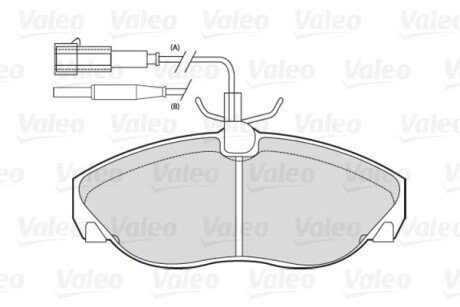 Передние тормозные колодки valeo phc ""301010"