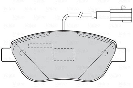 Передние тормозные колодки valeo phc 301050