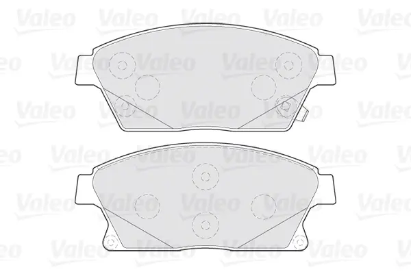 Передні тормозні (гальмівні) колодки Valeo phc 301070 (фото 1)