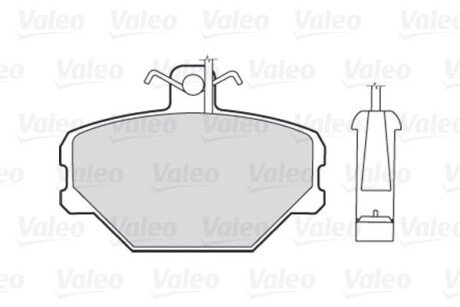 Передние тормозные колодки valeo phc ""301095"