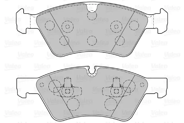 Передні тормозні (гальмівні) колодки Valeo phc 301107 (фото 1)