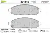 Передние тормозные колодки valeo phc 301140