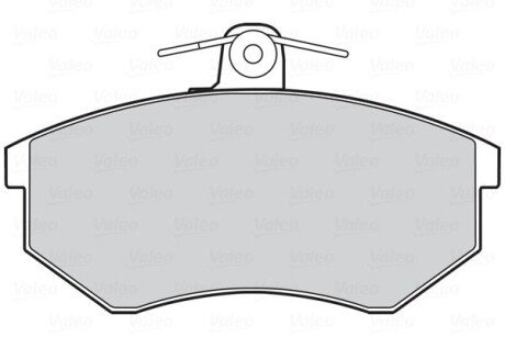 Передні тормозні (гальмівні) колодки valeo phc 301252