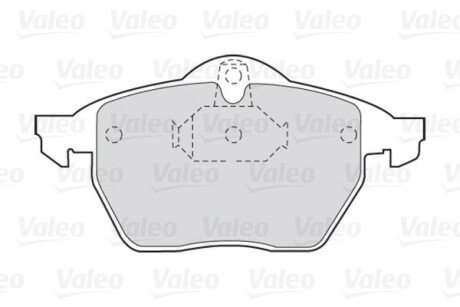 Передние тормозные колодки valeo phc ""301454"