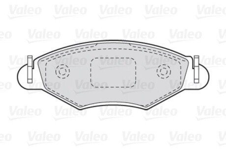 Передние тормозные колодки valeo phc 301461