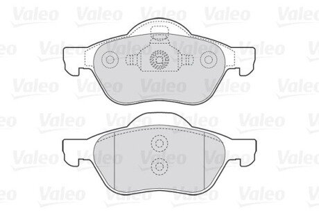 Передні тормозні (гальмівні) колодки valeo phc 301471