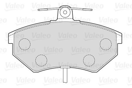Передние тормозные колодки valeo phc 301484